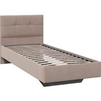 Кровать Трия Элис тип 1 с мягкой обивкой 80x200 (велюр ultra cashmere) - Превью изображения №2 — Интернет-магазин Time-Shop