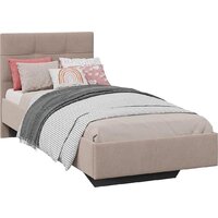 Кровать Трия Элис тип 1 с мягкой обивкой 80x200 (велюр ultra cashmere) - Превью изображения №1 — Интернет-магазин Time-Shop