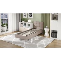 Кровать Трия Элис тип 1 с мягкой обивкой 80x200 (велюр ultra cashmere) - Превью изображения №3 — Интернет-магазин Time-Shop