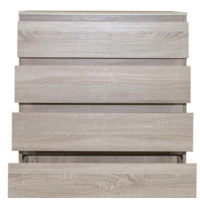 Комод Евва Турин ТР-4S/YA-S (ясень снежный) - Превью изображения №4 — Интернет-магазин Time-Shop