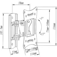 Кронштейн для телевизора Metaldesign MD 3303 - Превью изображения №2 — Интернет-магазин Time-Shop