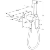 Гигиенический душ Roxen Caspia 50096000-CH - Превью изображения №16 — Интернет-магазин Time-Shop