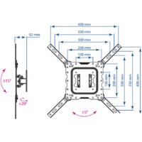 Кронштейн для телевизора Kromax DIX-16 - Превью изображения №2 — Интернет-магазин Time-Shop