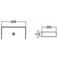 Умывальник Mexen Nadia MEX-21616061 - Превью изображения №2 — Интернет-магазин Time-Shop