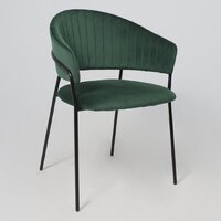 Стул с подлокотниками Алвест AV 433 (изумрудный бархат H-30/черный) - Превью изображения №8 — Интернет-магазин Time-Shop