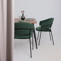 Стул с подлокотниками Алвест AV 433 (изумрудный бархат H-30/черный) - Превью изображения №4 — Интернет-магазин Time-Shop