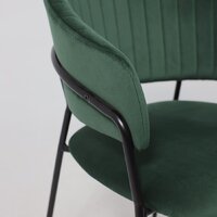 Стул с подлокотниками Алвест AV 433 (изумрудный бархат H-30/черный) - Превью изображения №12 — Интернет-магазин Time-Shop