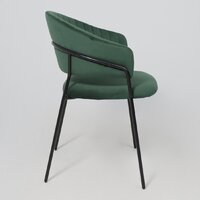 Стул с подлокотниками Алвест AV 433 (изумрудный бархат H-30/черный) - Превью изображения №9 — Интернет-магазин Time-Shop