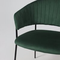 Стул с подлокотниками Алвест AV 433 (изумрудный бархат H-30/черный) - Превью изображения №13 — Интернет-магазин Time-Shop