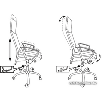 Офисное кресло Бюрократ CH-600SL (черный) - Превью изображения №6 — Интернет-магазин Time-Shop