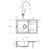 Кухонная мойка Deante Corio ZRCC2113 - Превью изображения №4 — Интернет-магазин Time-Shop