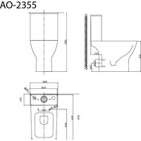Унитаз напольный Triton Pro Astro AO-2355 - Превью изображения №2 — Интернет-магазин Time-Shop