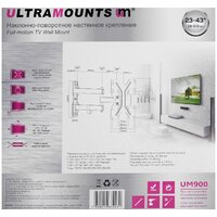 Кронштейн для телевизора Ultramounts UM900 (черный) - Превью изображения №11 — Интернет-магазин Time-Shop