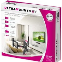 Кронштейн для телевизора Ultramounts UM900 (черный) - Превью изображения №9 — Интернет-магазин Time-Shop