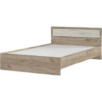 Кровать Тащи в дом Гармония КР605 140х200 (крафт серый/крафт белый) - Превью изображения №2 — Интернет-магазин Time-Shop