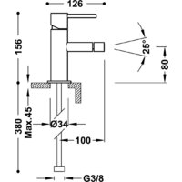 Смеситель Tres Maxtres 06212001OR - Превью изображения №2 — Интернет-магазин Time-Shop