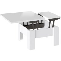 Стол-трансформер Трия Glance тип 1 (белый/стекло белый глянец) - Превью изображения №2 — Интернет-магазин Time-Shop