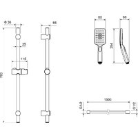 Душевой гарнитур  Aquatek Лира AQ2018CR - Превью изображения №8 — Интернет-магазин Time-Shop