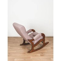 Кресло-качалка Glider Аоста (темно-розовый/орех антик) - Превью изображения №12 — Интернет-магазин Time-Shop