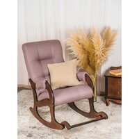 Кресло-качалка Glider Аоста (темно-розовый/орех антик) - Превью изображения №10 — Интернет-магазин Time-Shop