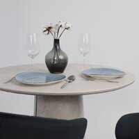 Кухонный стол Lepremo AV 2317 МДФ+керамика 900 (серый матовый Carmen Light Grey/черный+HPL бетао) - Превью изображения №8 — Интернет-магазин Time-Shop