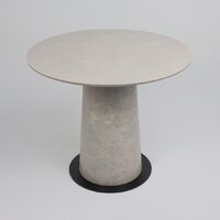 Кухонный стол Lepremo AV 2317 МДФ+керамика 900 (серый матовый Carmen Light Grey/черный+HPL бетао) - Превью изображения №3 — Интернет-магазин Time-Shop