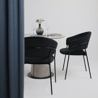 Кухонный стол Lepremo AV 2317 МДФ+керамика 900 (серый матовый Carmen Light Grey/черный+HPL бетао) - Превью изображения №10 — Интернет-магазин Time-Shop