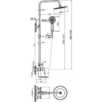 Душевая система  Agger Brilliant A0393344 - Превью изображения №13 — Интернет-магазин Time-Shop