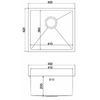 Кухонная мойка Mixline 548566 (золото, 3 мм) - Превью изображения №8 — Интернет-магазин Time-Shop