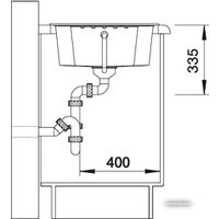 Кухонная мойка Blanco Zia 40 S (серый беж) [517411] - Превью изображения №3 — Интернет-магазин Time-Shop