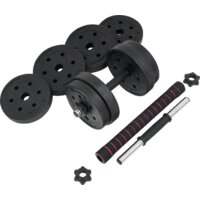 Набор гантелей с соединительным грифом  TREX Sport композитные 2x7.5 кг с соединительным грифом - Превью изображения №4 — Интернет-магазин Time-Shop