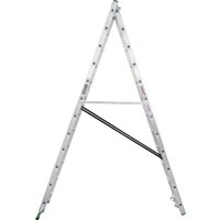 Лестница-стремянка Новая высота NV 222 алюминиевая двухсекционная 2x12 ступеней - Превью изображения №4 — Интернет-магазин Time-Shop