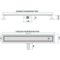 Трап/канал Rea Neox Pro Matt REA-G5809 - Превью изображения №6 — Интернет-магазин Time-Shop