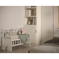 Кроватка-трансформер Incanto С колыбелью и матрасом KR-0004/3 (белый) - Превью изображения №7 — Интернет-магазин Time-Shop