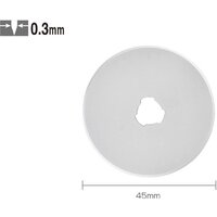 Набор сменных лезвий OLFA RB45-10 (10шт) - Превью изображения №2 — Интернет-магазин Time-Shop