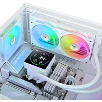 Система жидкостного охлаждения для процессора Thermaltake TH240-S V3 ARGB Sync Snow Edition CL-W471-PL12SW-A - Превью изображения №5 — Интернет-магазин Time-Shop