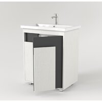  Дабер Тумба под умывальник 015 Тобага/Эридан/Артвин 60 Т15.6Т.0.20 (белый древесный/серый) - Превью изображения №3 — Интернет-магазин Time-Shop