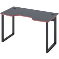 Геймерский стол Сокол КСТ-19 (черный с красной кромкой) - Превью изображения №2 — Интернет-магазин Time-Shop