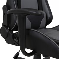 Игровое (геймерское) кресло Brabix GT Racer GM-100 (черный/серый) - Превью изображения №11 — Интернет-магазин Time-Shop