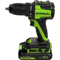 Дрель-шуруповерт Greenworks DD345 3708307CUA (с 1-им АКБ) - Превью изображения №7 — Интернет-магазин Time-Shop