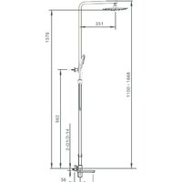Душевая система  Gappo G2418-1 - Превью изображения №2 — Интернет-магазин Time-Shop