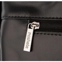 Мужская сумка Poshete 253-35202-24-BLK (черный) - Превью изображения №4 — Интернет-магазин Time-Shop