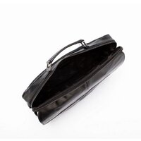 Мужская сумка Poshete 253-35202-24-BLK (черный) - Превью изображения №3 — Интернет-магазин Time-Shop