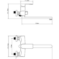 Смеситель Ekko E22151-8 - Превью изображения №2 — Интернет-магазин Time-Shop