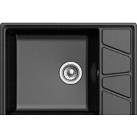 Кухонная мойка GranFest GF-V-680L (черный) - Превью изображения №2 — Интернет-магазин Time-Shop