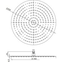 Верхний душ RGW SP-81 25x25 см - Превью изображения №3 — Интернет-магазин Time-Shop