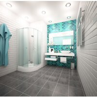 Душевой уголок Метакам Classic 90x90 ШПS_011744 (матовое стекло) - Превью изображения №4 — Интернет-магазин Time-Shop