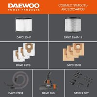 Пылесос Daewoo Power DAVC 2000 Home - Превью изображения №15 — Интернет-магазин Time-Shop
