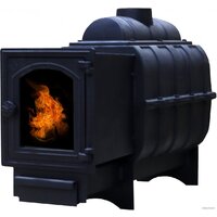 Свободностоящая печь-камин ComfortProm Чугун со стеклом 26 м3 - Превью изображения №6 — Интернет-магазин Time-Shop