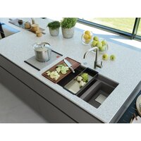 Кухонная мойка Franke Kanon KNG 160-46-21 125.0528.639 (каменно-серый) - Превью изображения №5 — Интернет-магазин Time-Shop